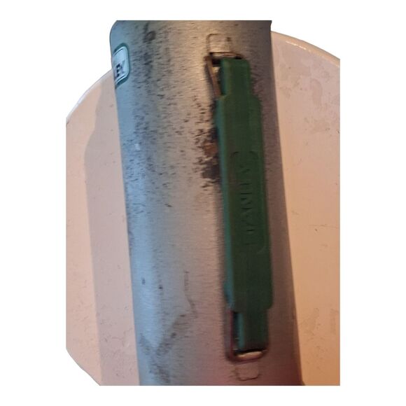 Stanley Vintage Made in USA Aladdin Green Vacuum Bottle Thermos A-944DH Quart - Picture 9 of 16